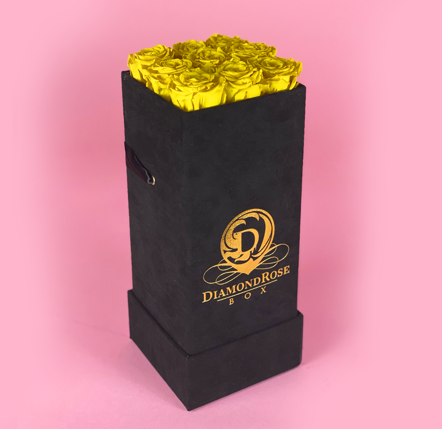 The Nine Carat Roses In a Velvet Box The Nine Carat Roses In a Velvet Box