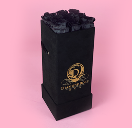 The Nine Carat Roses In a Velvet Box