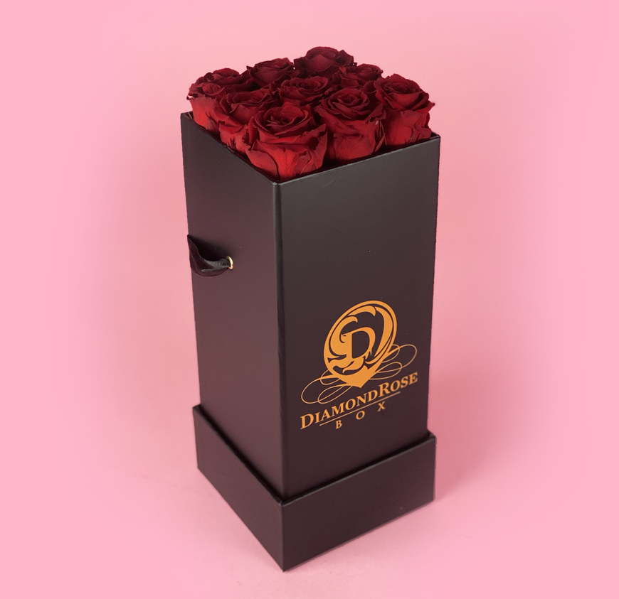 The Nine Carat Roses In a Box