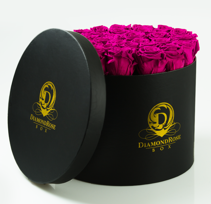 The Princess Roses In a Round Box