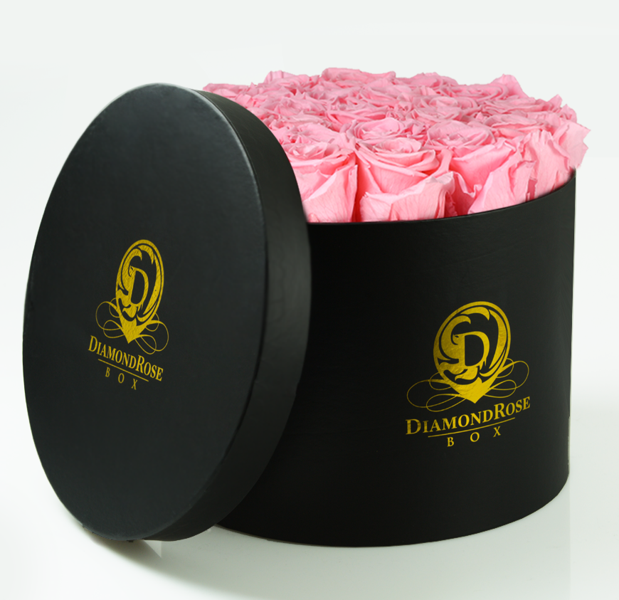 The Princess Roses In a Round Box